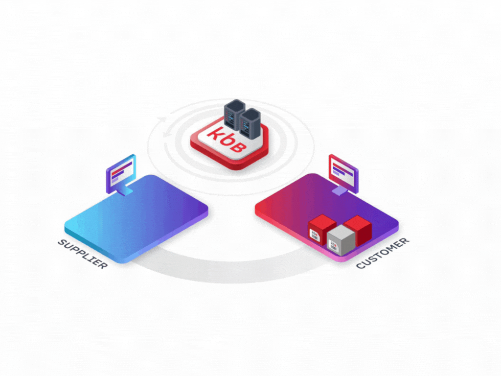Orotig's materials replenishment process with suppliers thanks to e-Kanban