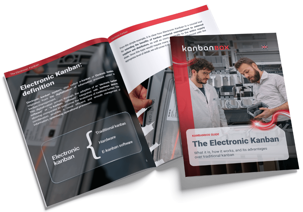 Electronic Kanban Guide by KanbanBOX printed