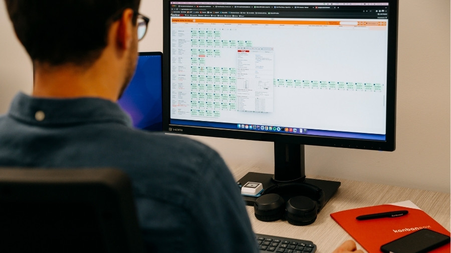 Lavagna kanban elettronico KanbanBOX